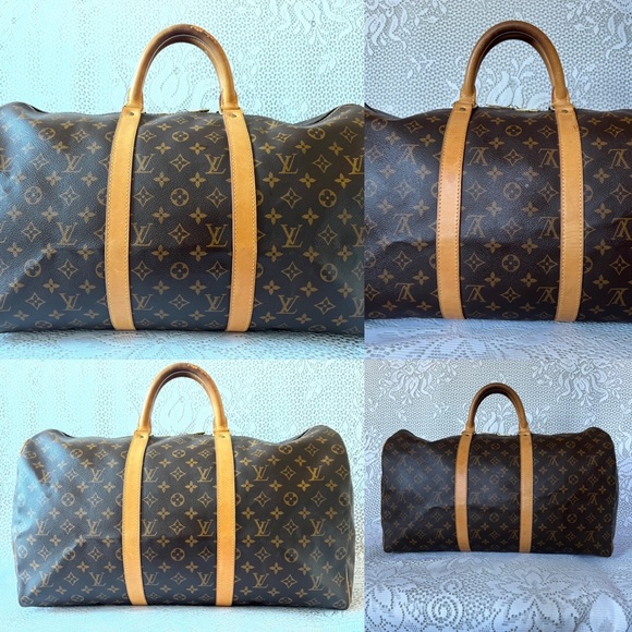 AUTHENTIC PRELOVED LOUIS VUITTON MONOGRAM KEEPALL 50 - Picture 6 of 16